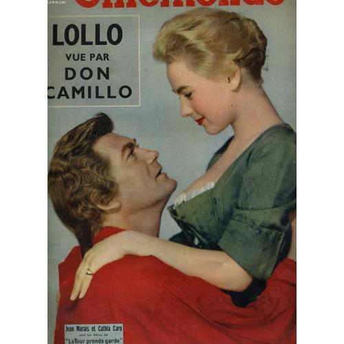 Cinemonde - 26e Annee - N° 1226 - Lollo Vue Par Don Camillo - Jean Marais Et Cathia Caro Sont Les Déhors De La Tour Prends Garde