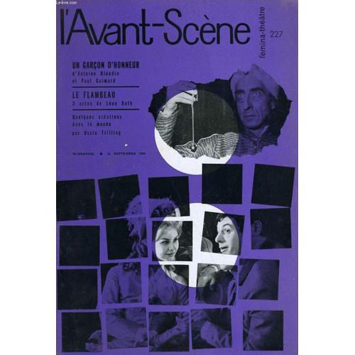 L'avant-Scene - Femina-Theatre N° 227 - Un Garcon D'honneur D'antoine Blondin Et Paul Guimard