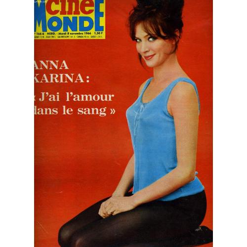 Cinemonde - N° 1666 - Anna Karina: J'ai L'amour Dans Le Sang