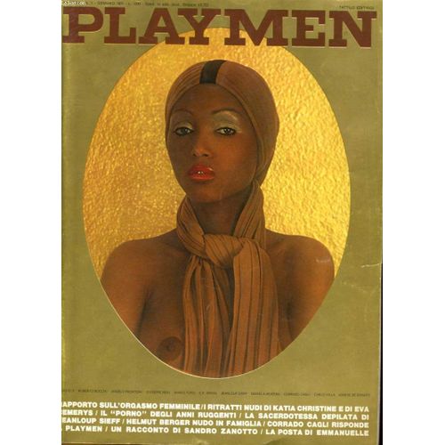 Playmen Anno Ix N°1 - David Ely - Roberto Rocchi - Angelo Frontoni - Rapporto Sull'orgasmo Femminile - Corrado Cagli Risponde Jeanloup Sieff