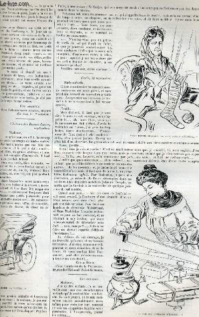 La Vie Parisienne 42e Année - N° 39 - Ouvrages De Dames Par Sylvie..., Pour Copie Conforme: Martin Gale, Illustré Par Sahib - Congres De Presse Par Comme-Dit-L'autre