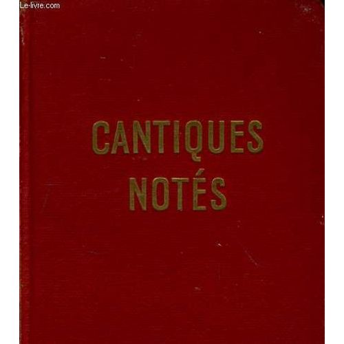 Cantiques Notes