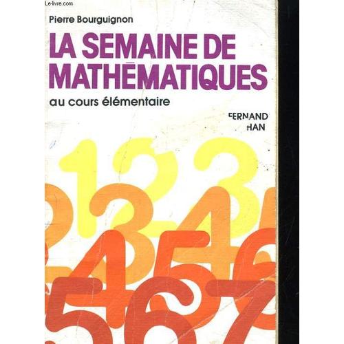 Semaine Mathematique Ce