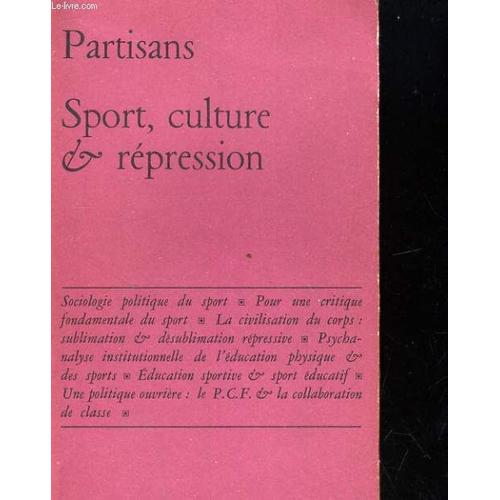 Sport, Culture Et Repression