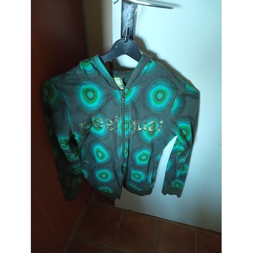 Veste À Capuche Désigual S 100% Coton