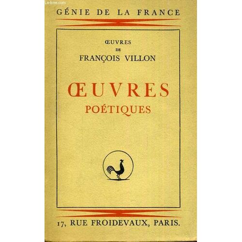 Oeuvres Poetiques