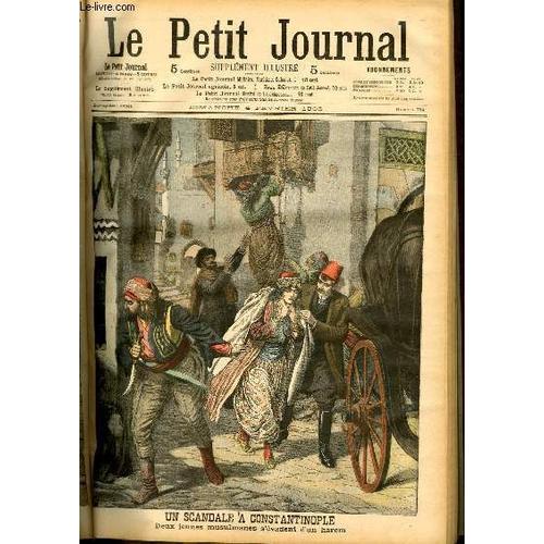 Le Petit Journal - Supplément Illustré Numéro 794 - Un Scandale A Constantinople, Deux Jeunes Musulmanes S'evadent D'un Harem - La Tempete Sur Les Cotes Bretonnes