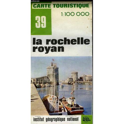 Ign, Carte Touristique 1:100 000, N°39, La Rochelle Royan