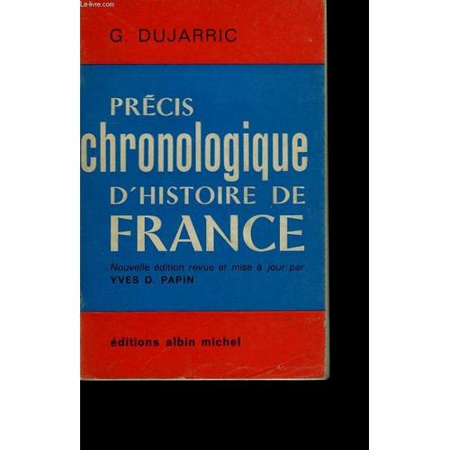 Precis Chronologique D'histoire De France