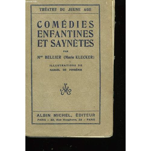 Comedies Enfantines Et Saynetes