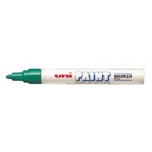 Uni-Ball Paint Marqueur À L'huile Pointe Moyenne Conique Vert Foncé