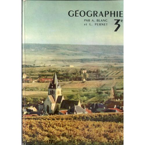 Géographie  -  3e -  Année 1959