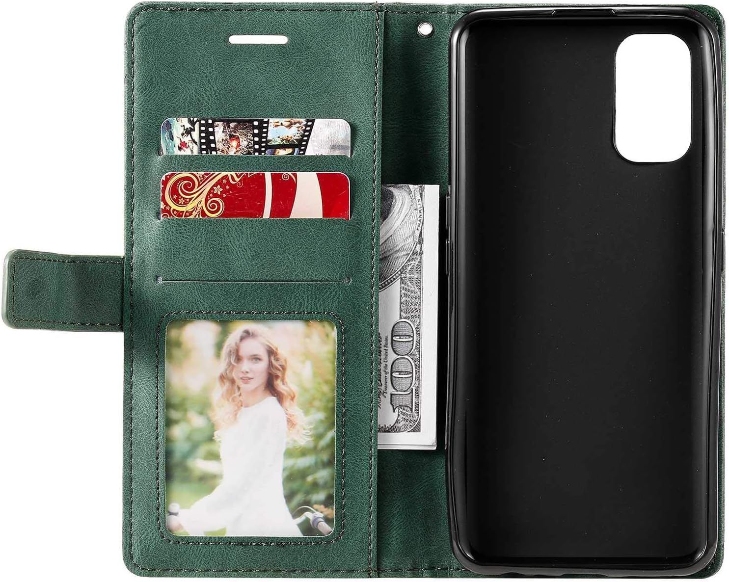 Coque Realme 7 Pro,Etui En Cuir Pu Portefeuille Housse Ferme... - 5