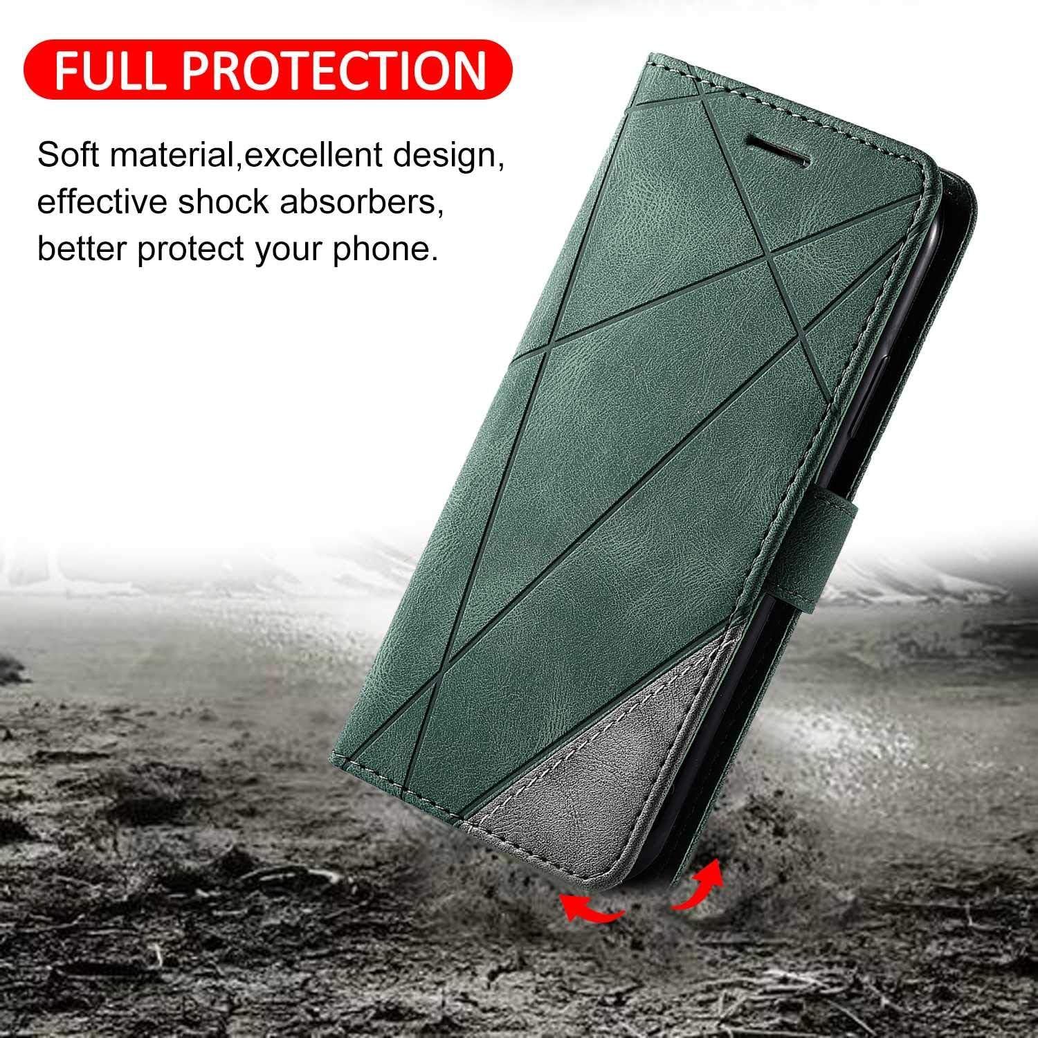 Coque Realme 7 Pro,Etui En Cuir Pu Portefeuille Housse Ferme... - 7