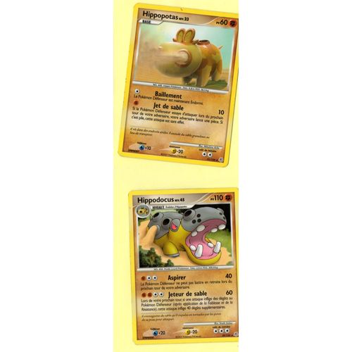 Hippopotas 60pv (51/130) + Hippodocus 110pv (29/130)