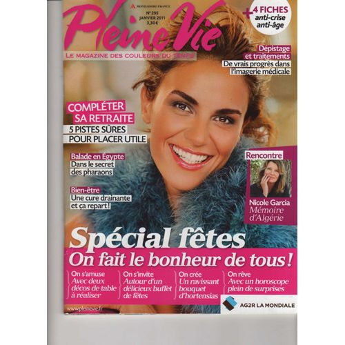 Pleine Vie  N° 295 : Speciale Fetes On Fais Le Bonheur De Tous