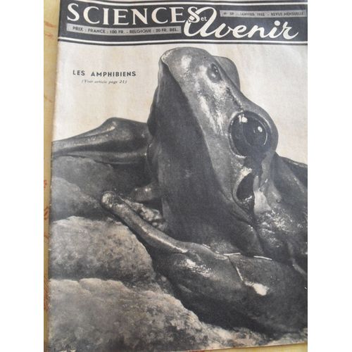 Sciences Et Avenir  N° 59 : Les Amphibiens