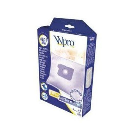 Wpro GS83MW 4 Sacs aspirateurs, filtre moteur Goldstar