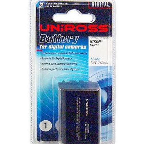 Uniross - Batterie pour APN Nikon EN-EL1 - Li-Ion - 7,4V - 750mAh