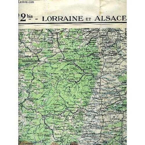 Carte Routiere N 2bis Lorraine Et Alsace Nord Rakuten