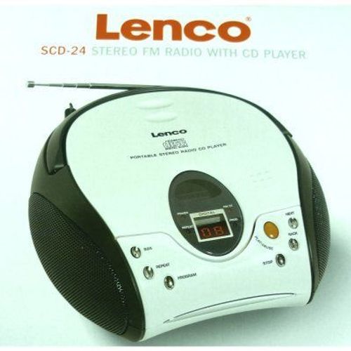 Lenco - SCD-24 - Radio FM Stéréo avec Lecteur CD/mp3