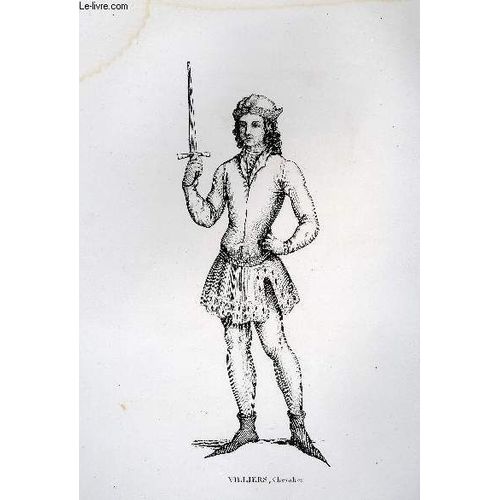 Gravure 19eme Noir Et Blanc - Villiers