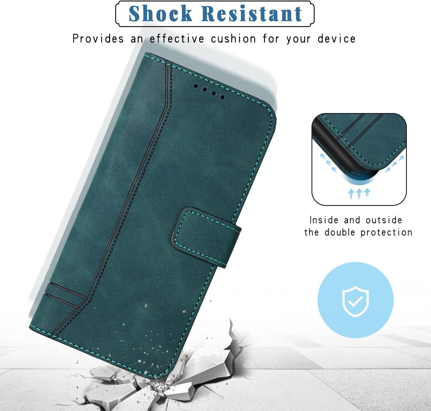 Coque Pour Realme 7 Pro,Etui Cuir Avec Magnetique,Flip Poche... - 5