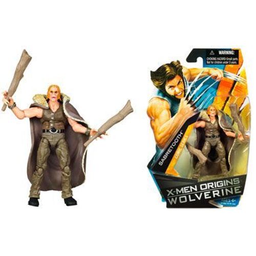 Figurine Sabretooth - X-Men Origins Wolverine - Série Comique - 84380/78705 Hasbro