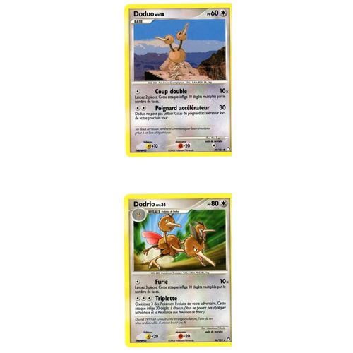 Doduo 60pv (80/123) + Dodrio 80pv (46/123)