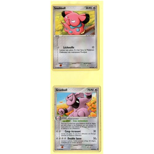 Snubbull 50pv (74/115) + Granbull 70pv (39/115)