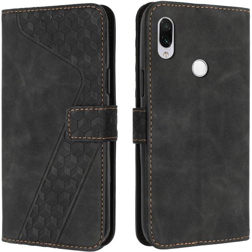 Coque Pour Xiaomi Redmi 7/Xiaomi Redmi Y3,Etui Protection Housse Premium En Cuir Pu Portefeuille Etui Telephone [Fermoir Magnetique] Flip Case Pour Xiaomi Redmi 7/Xiaomi Redmi Y3 (Noir)