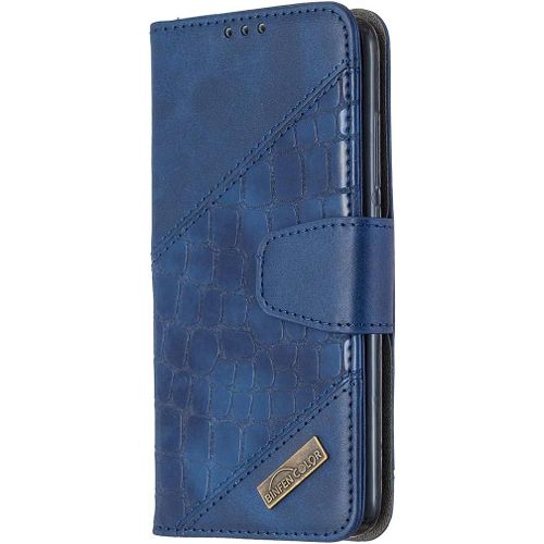 Coque Pour Xiaomi Redmi 7a - Premium Cuir Flip Wallet Cover Etui Housse En Cuir A Rabat Avec Porte Carte Phone Case Cuir Etui Pour Xiaomi Redmi 7a [Pu] -Bleu