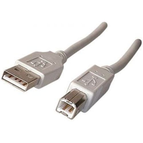 Câble USB type A/B 5m  (compatible USB1.1 et 2.0 )