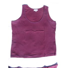 Débardeur "Naf Naf ", Couleur Prune, Taille M