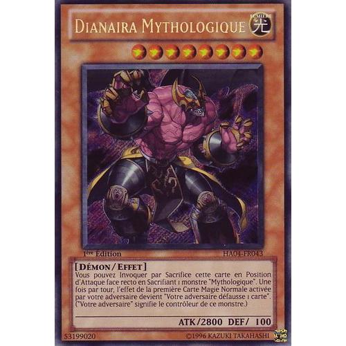 Yu-Gi-Oh ! Dianaira Mythologique Ha04-Fr043 Secrète Rare 1ère Ed