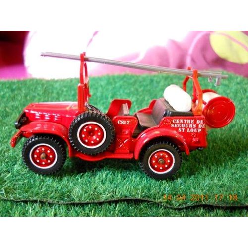 Camion De Pompier-Dodge 4x4-1/43ème-Solido (1999)-Solido