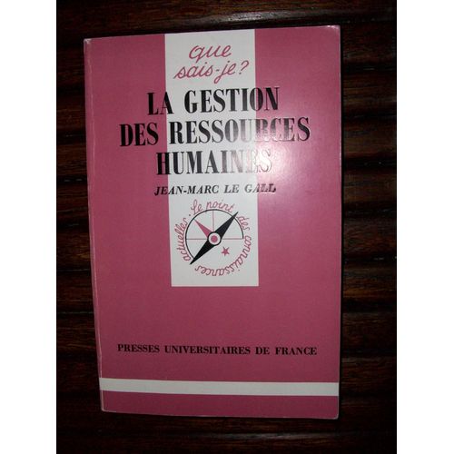 La Gestion Des Ressources Humaines