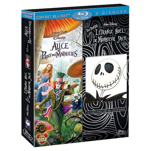 Alice Au Pays Des Merveilles + L'étrange Noël De Mr. Jack - Pack - Blu-Ray