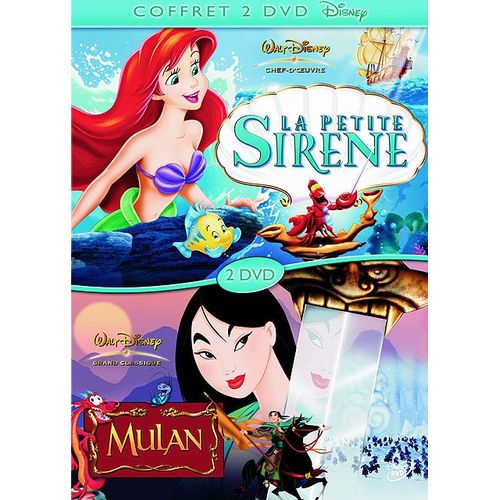 La Petite Sirène + Mulan - Pack