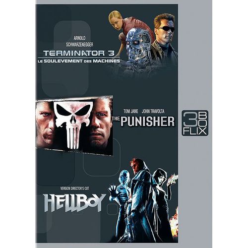 Flix Box - 19 - Terminator 3 - Le Soulèvement Des Machines + The Punisher + Hellboy