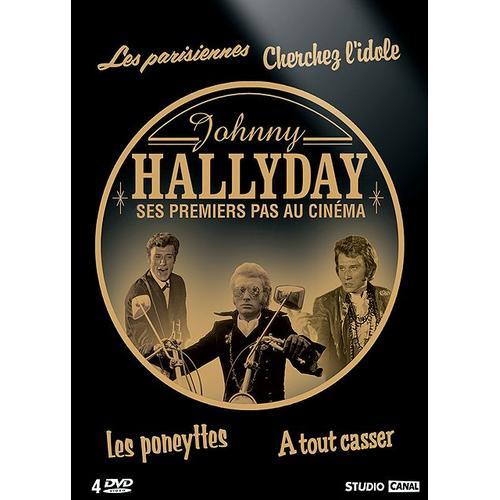 Johnny Hallyday - Ses Premiers Pas Au Cinéma : Les Parisiennes + Cherchez L'idole + Les Poneyttes + À Tout Casser - Pack