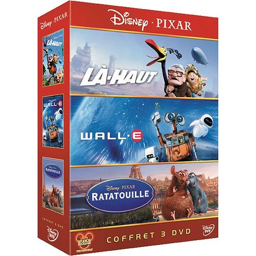 Là-Haut + Wall-E + Ratatouille - Pack