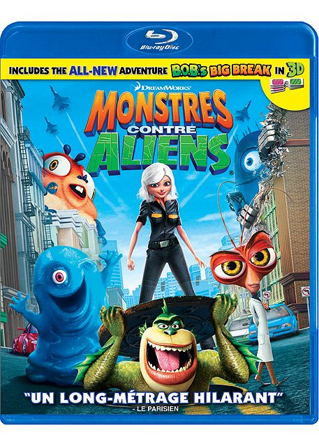 Monstres Contre Aliens - Blu-Ray