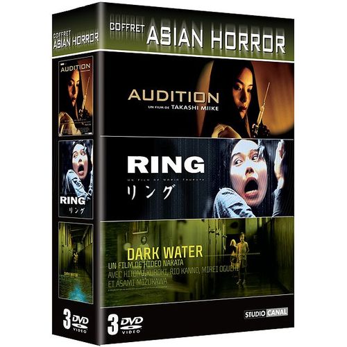 Coffret Asian Horror - Audition + Ring + Dark Water
