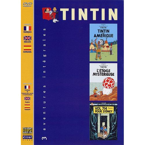 Tintin - Tintin En Amérique + L'étoile Mystérieuse + Vol 714 Pour Sydney