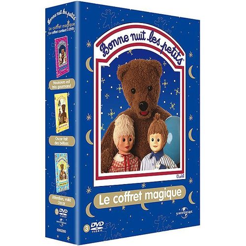 Bonne Nuit Les Petits - Le Coffret Magique - Nounours Est Très Gourmand + Oscar Fait Des Bêtises + Attention, Voilà Oscar !