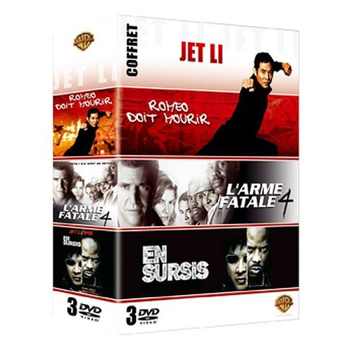 Jet Li - Coffret - Roméo Doit Mourir + L'arme Fatale 4 + En Sursis