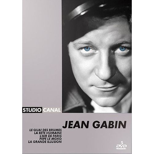 Jean Gabin - Coffret Classique - Le Quai Des Brumes + La Bête Humaine + L'air De Paris + Pépé Le Moko + La Grande Illusion - Pack