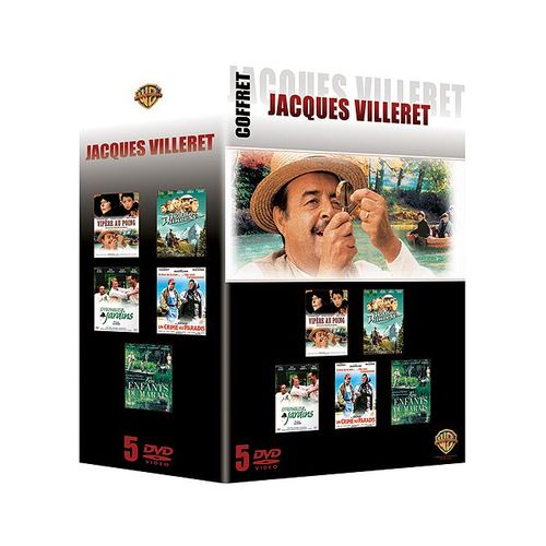 Coffret Jacques Villeret - Vipère Au Poing + Malabar Princess + Effroyables Jardins + Un Crime Au Paradis + Les Enfants Du Marais