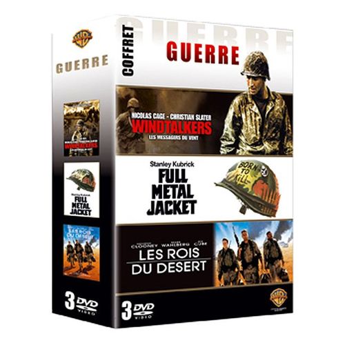 Guerre- Coffret - Windtalkers (Les Messagers Du Vent) + Full Metal Jacket + Les Rois Du Désert